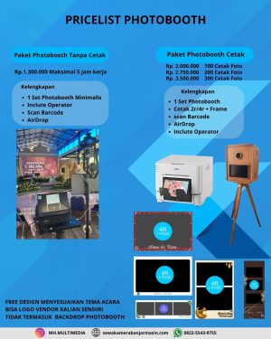 PRICELIST PHOTOBOOTH