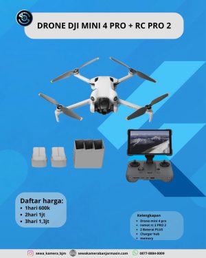 DRONE DJI MINI 4 PRO + RC 2 PRO